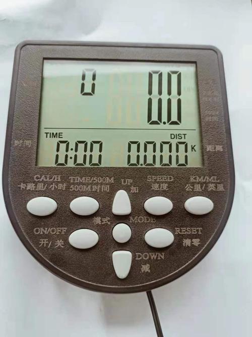 厂家批发智能水阻划船器仪表里程速度显示屏计时器健身器材电子表